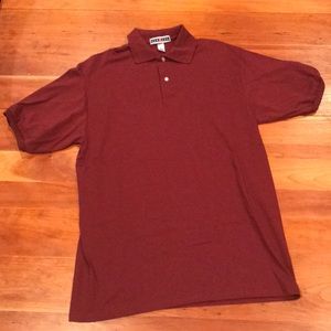 Men’s burgundy shirt